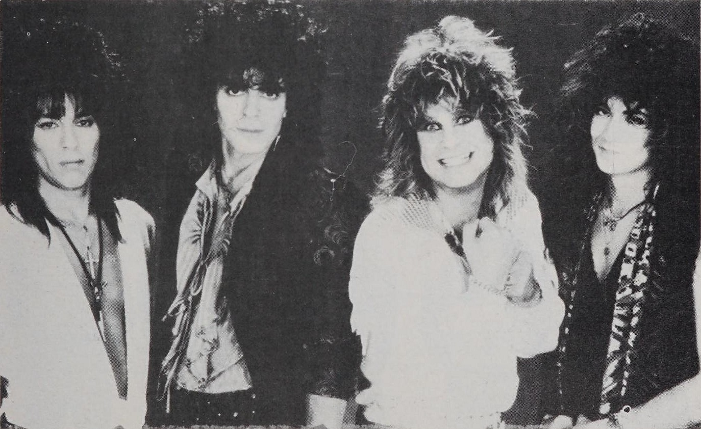 Jake E. Lee with the Ozzy Osbourne band, 1986
