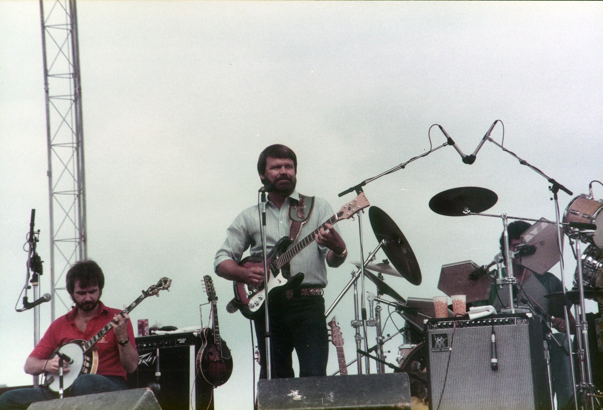 Glen Campbell performing at a 1984 Fourth of July celebration