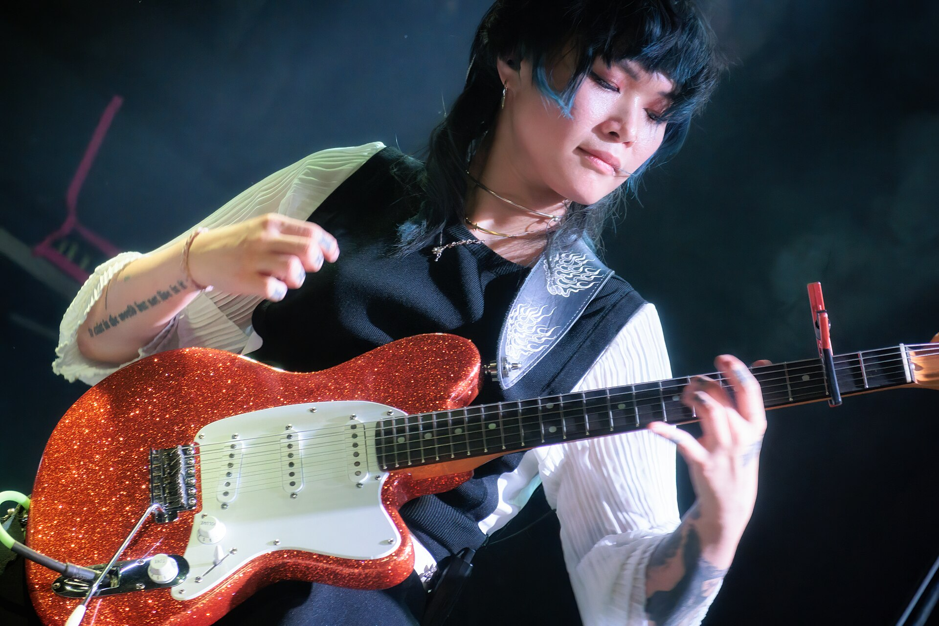 Yvette Young playing with Covet in Seattle, 2023